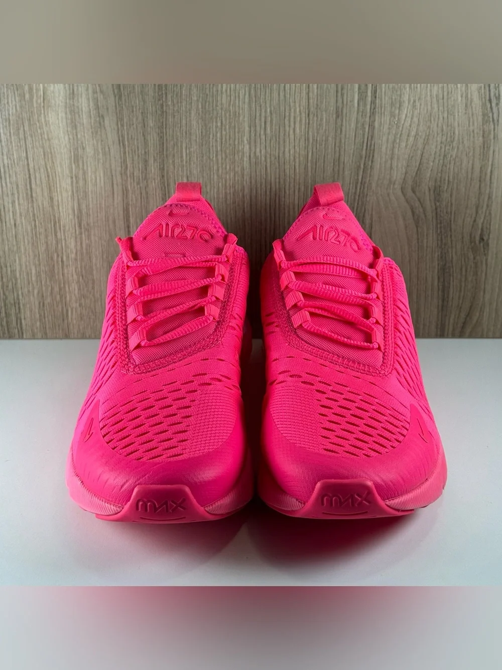 Nike Air Max 270 Bright Triple Pink Running Shoes FD0293-600 Women’s Size 8.5